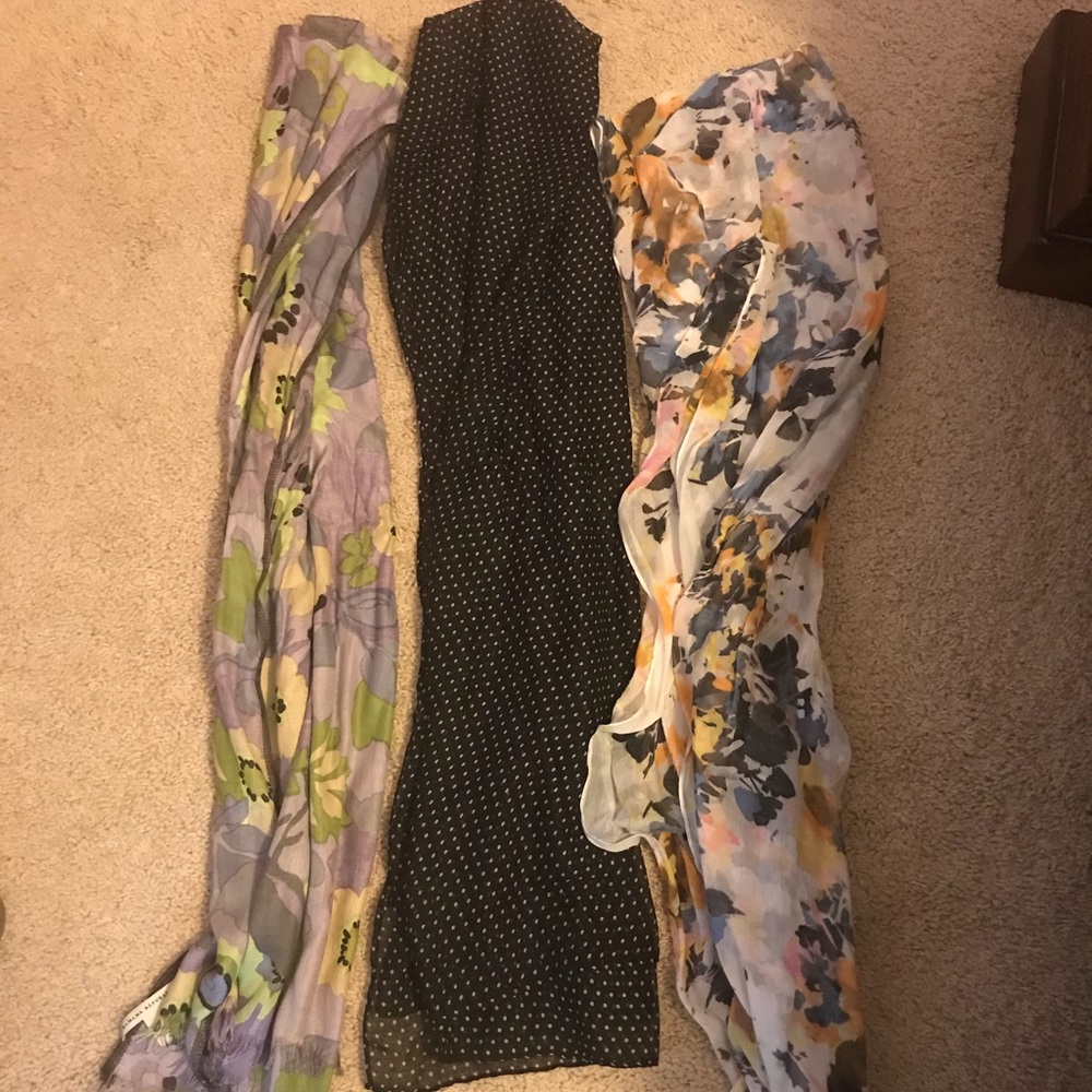 Silk scarves (set of 3)